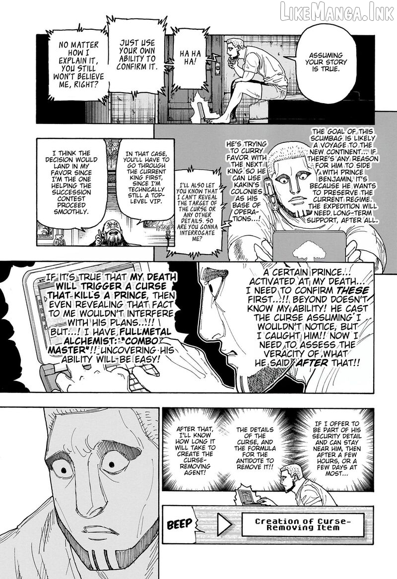 Hunter x Hunter, Chapter 415 image 05